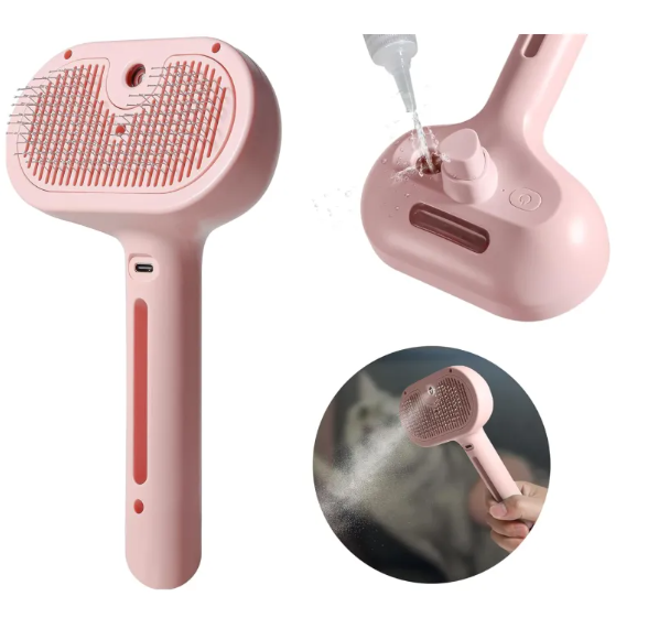 Brosse Spray Anti-Poils pour Chat et Chien