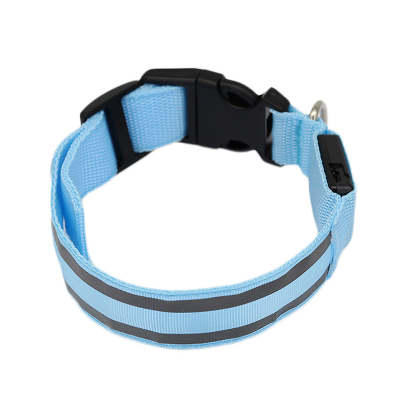 Collier LED lumineux rechargeable pour chien