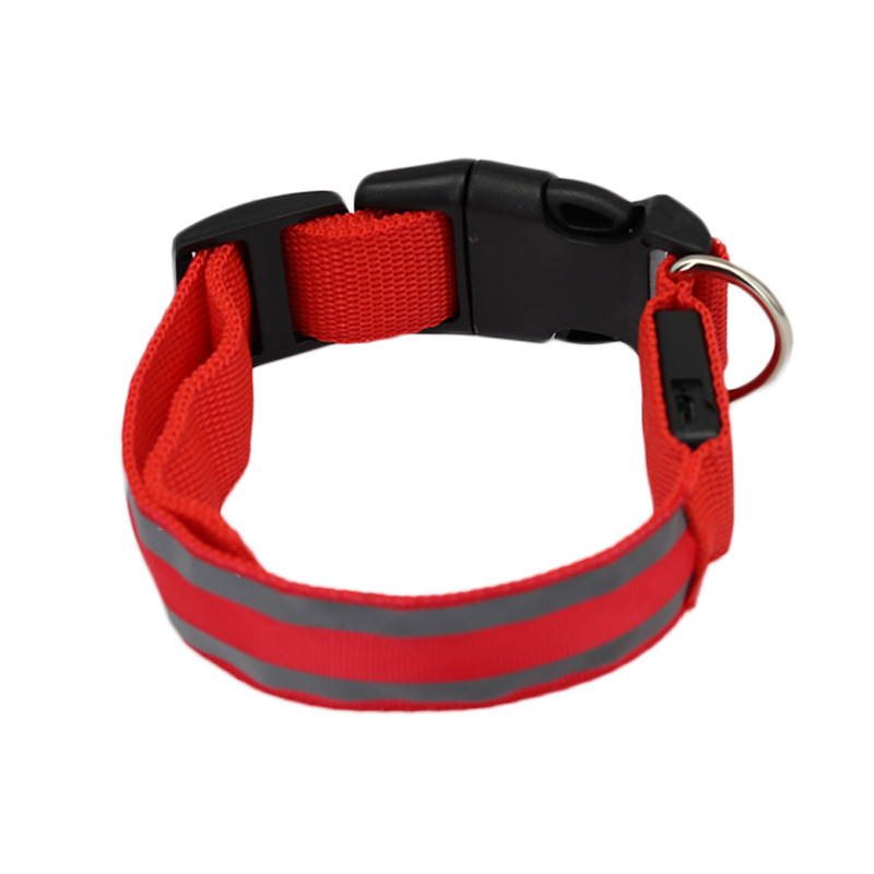 Collier LED lumineux rechargeable pour chien