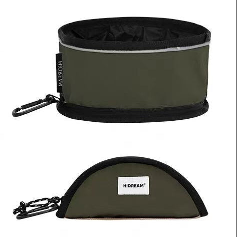 Gamelle pliable de voyage pour chien
