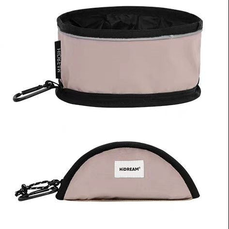 Gamelle pliable de voyage pour chien