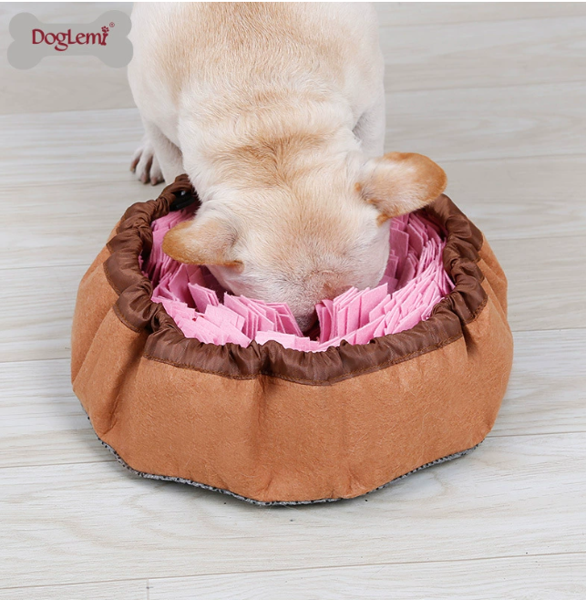 Tapis de fouille 2-en-1 et gamelle anti-glouton pour chien