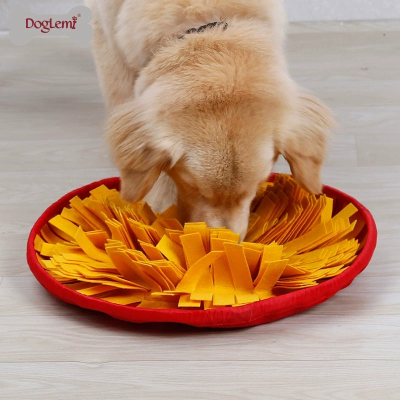Tapis de fouille 2-en-1 et gamelle anti-glouton pour chien