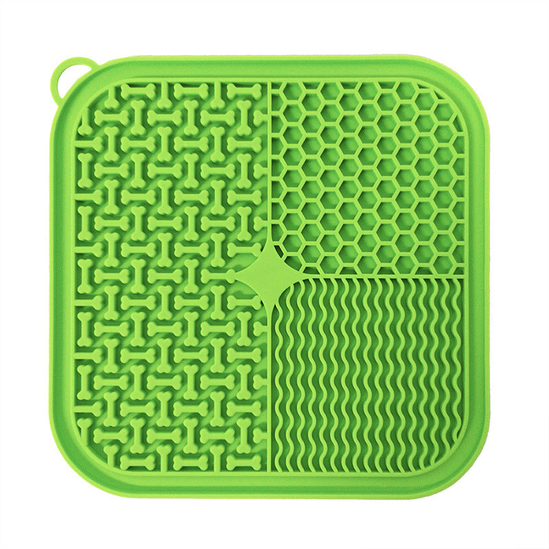 Tapis de léchage en silicone pour chien – Anti-glouton & occupation
