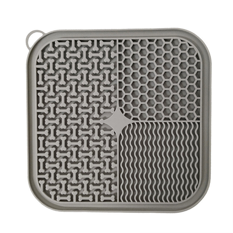 Tapis de léchage en silicone pour chien – Anti-glouton & occupation