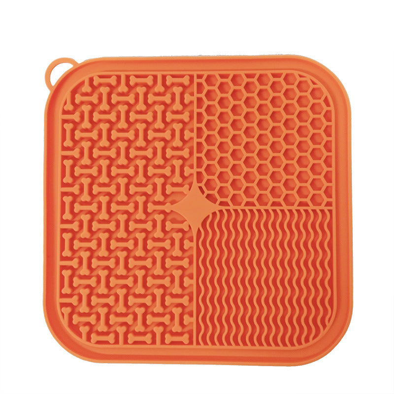 Tapis de léchage en silicone pour chien – Anti-glouton & occupation