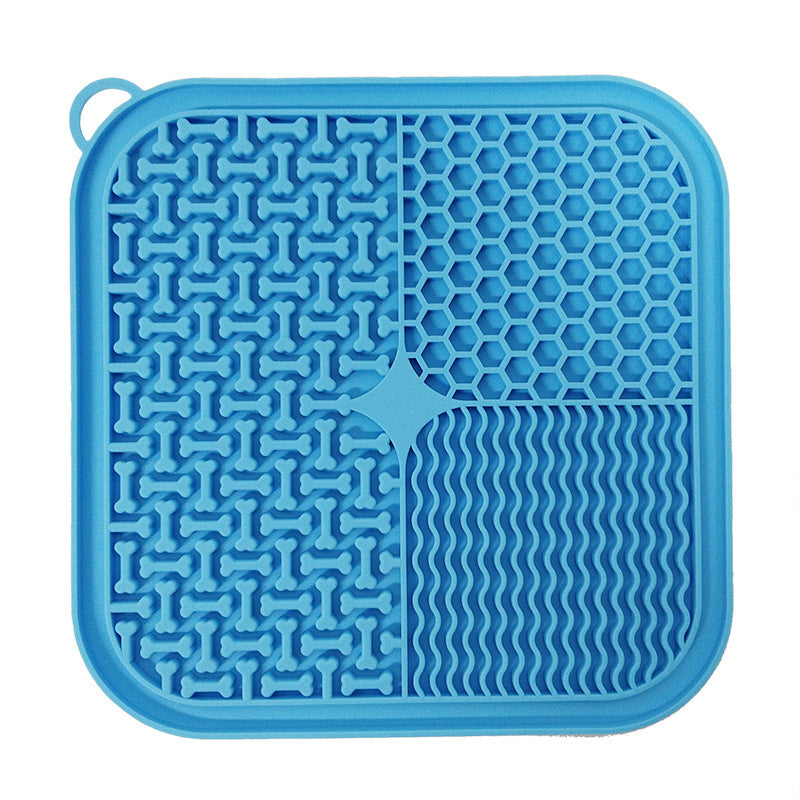 Tapis de léchage en silicone pour chien – Anti-glouton & occupation